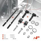 6 Pcs Inner & Outer Tie Rod End Front Lower Ball Joint for Dodge Plymouth Neon