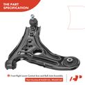 8 Pcs Control Arm & Ball Joint & Tie Rod End for Chevrolet Aveo 04-11 Pontiac