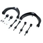 8 Pcs Front & Rear Control Arm & Ball Joint Assembly for Dodge Ram 1500 06-07 RWD