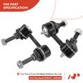 10 Pcs Control Arm Ball Joint Stabilizer Bar Link Tie Rod Kit for Acura CL TL