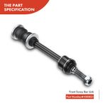 6 Pcs Front Control Arm with Ball Joint Sway Bar Link for Dodge Ram 1500 06-08