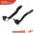 4 Pcs Front Upper Control Arm with Ball Joint Tie Rod End for Honda CR-V CRV 97-01