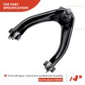 6 Pcs Front Upper Control Arm with Ball Joint Tie Rod End for Honda CR-V 1997-2001