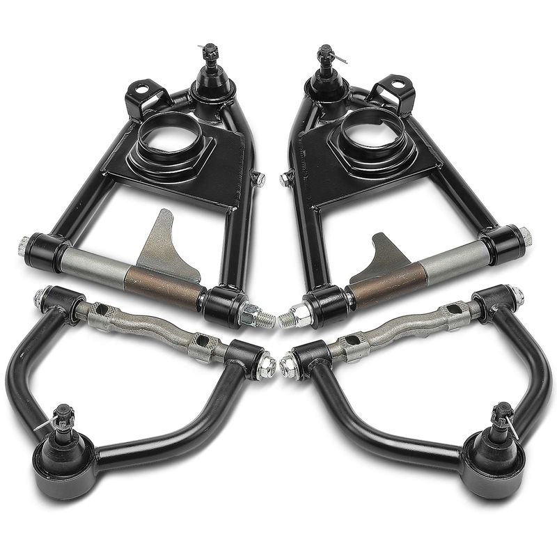 4 Pcs Tubular Control Arm & Ball Joint for 1976 Ford Mustang II