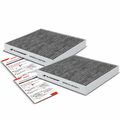 2 Pcs Activated Carbon Cabin Air Filter for 2011 INFINITI M37