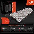 2 Pcs Activated Carbon Cabin Air Filter for 2004 Mercury Sable