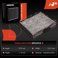 2 Pcs Activated Carbon Cabin Air Filter for Ford Expedition 97-03 F-150 Behind Glove Box