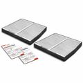 2 Pcs Activated Carbon Cabin Air Filter for 2005 Volvo S60