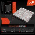 2 Pcs Activated Carbon Cabin Air Filter for 2005 Volvo S60