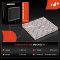 2 Pcs Activated Carbon Cabin Air Filters for Cadillac DeVille Buick LeSabre Pontiac