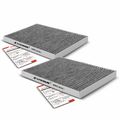 2 Pcs Activated Carbon Cabin Air Filter for 2023 Tesla S