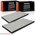 2 Pcs Activated Carbon Cabin Air Filter for Tesla S 2016-2023 Under Hood