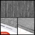 2 Pcs Activated Carbon Cabin Air Filters for Honda Accord 03-22 Civic CR-V Acura ILX