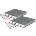 2 Pcs Activated Carbon Cabin Air Filter for 2003 Saturn Ion