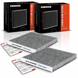 2 Pcs Activated Carbon Cabin Air Filter for Chevrolet Cobalt HHR Pontiac Saturn Ion