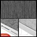 2 Pcs Activated Carbon Cabin Air Filter for 2001 Audi Allroad Quattro