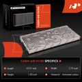 2 Pcs Activated Carbon Cabin Air Filter for 2007 Volvo S80