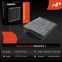 Activated Carbon Cabin Air Filter for Nissan Versa 2007-2013 1.6L 1.8L