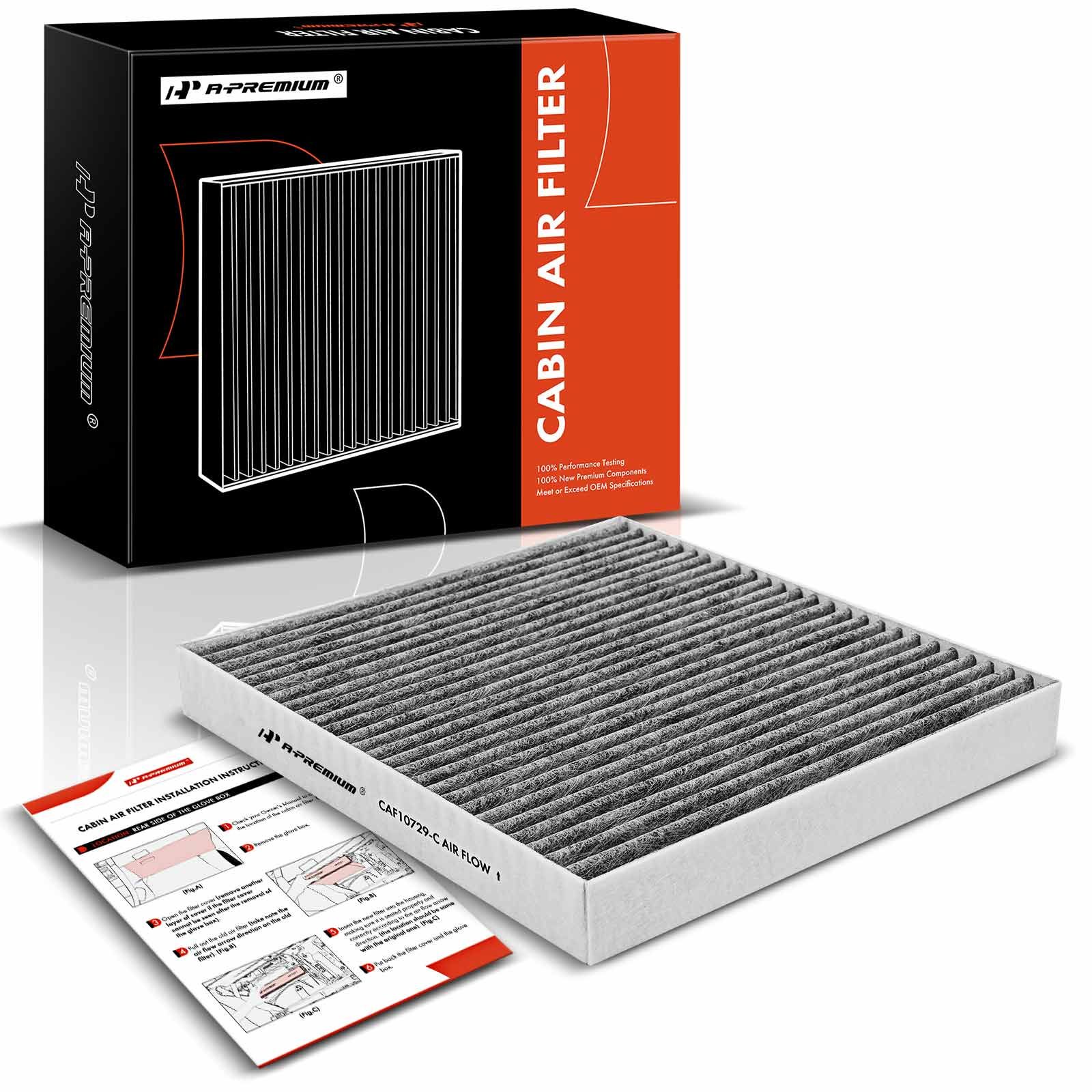 Activated Carbon Cabin Air Filter for 2015 Ram 3500