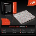 2 Pcs Activated Carbon Cabin Air Filter for 2008 Hyundai Veracruz