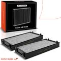 2 Pcs Activated Carbon Cabin Air Filter for BMW X5 2007-2019 X6 2008-2019