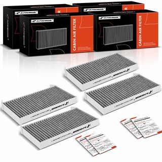 4 Pcs Activated Carbon Cabin Air Filter for Nissan Quest 04-09 Behind Glove Box