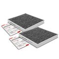 2 Pcs Activated Carbon Cabin Air Filters for 2021 Audi TTS Quattro