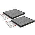 2 Pcs Activated Carbon Cabin Air Filter for 2012 Chevrolet Camaro