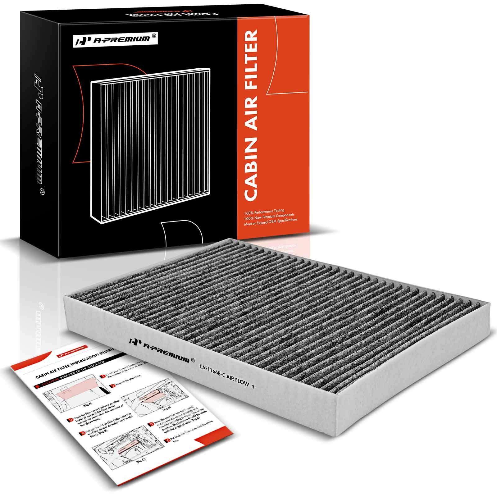 Activated Carbon Cabin Air Filter for 2020 Dodge Challenger