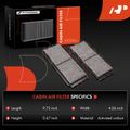 4 Pcs Activated Carbon Cabin Air Filter for 2013 Mazda 3