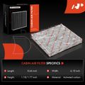 Activated Carbon Cabin Air Filter for Jeep Compass 2017-2022 Renegade Fiat 500L