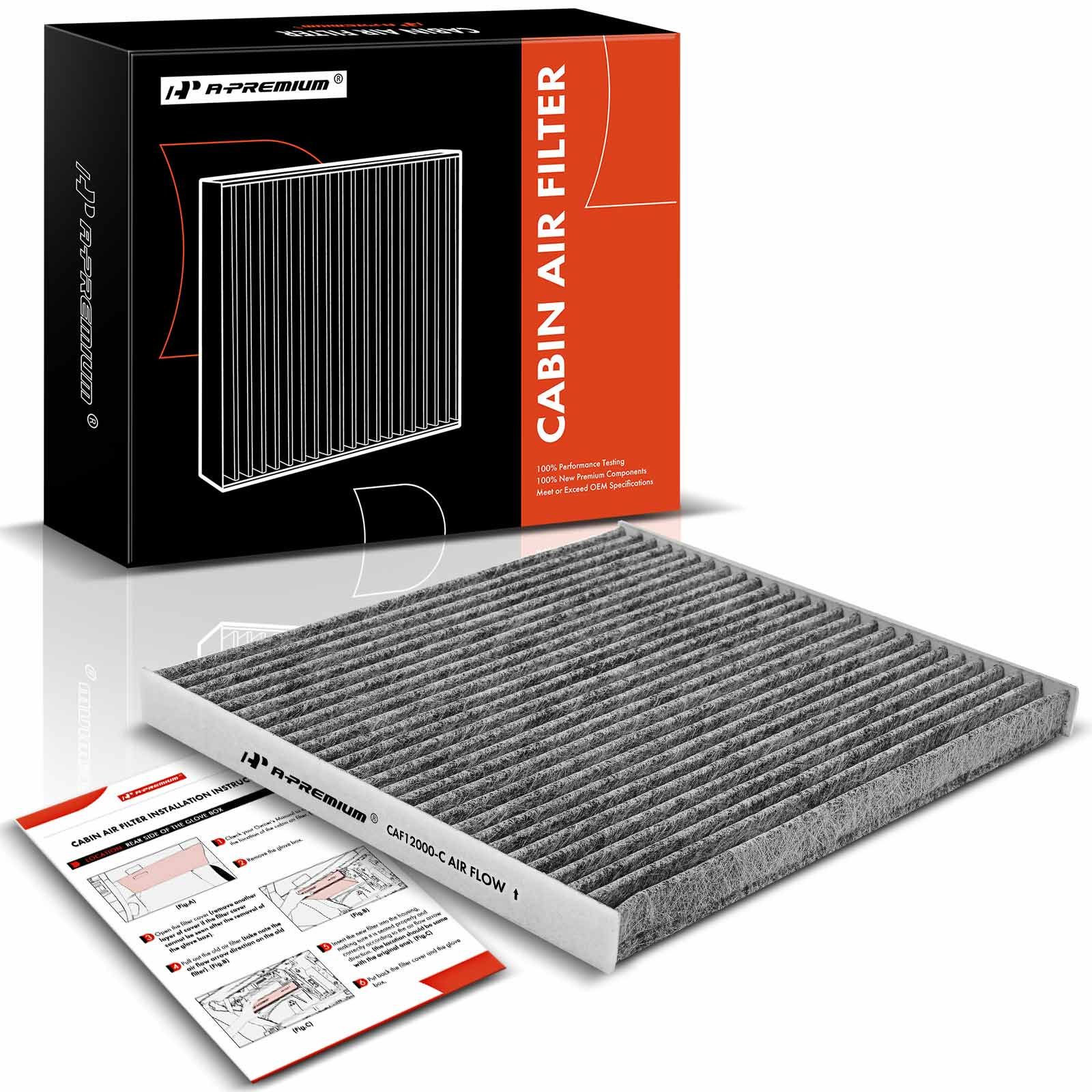 Activated Carbon Cabin Air Filter for 2017 Chrysler 200