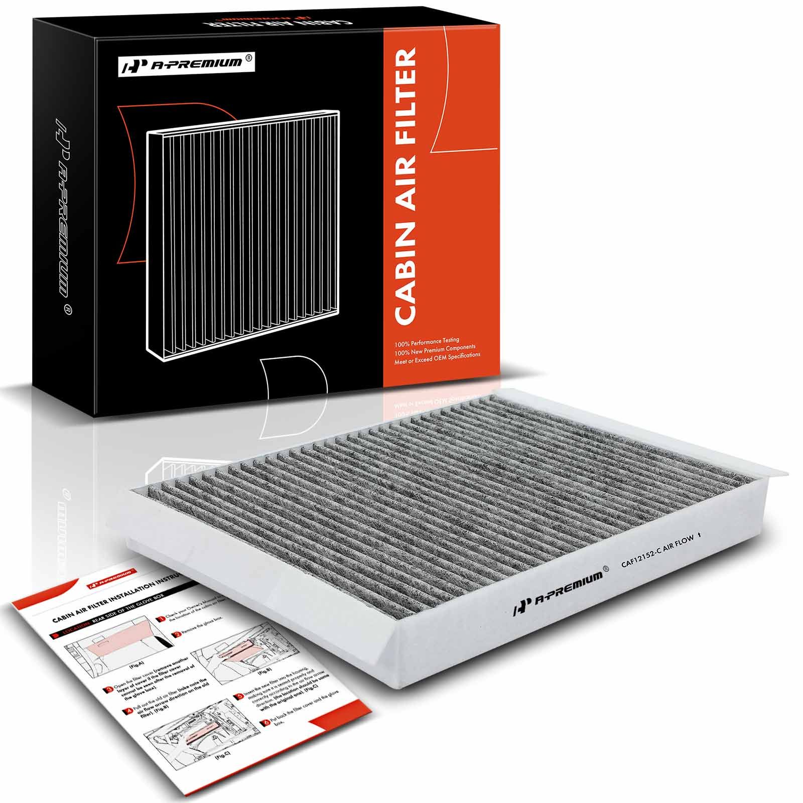 Activated Carbon Cabin Air Filter for 2015-2022 Ford Mustang