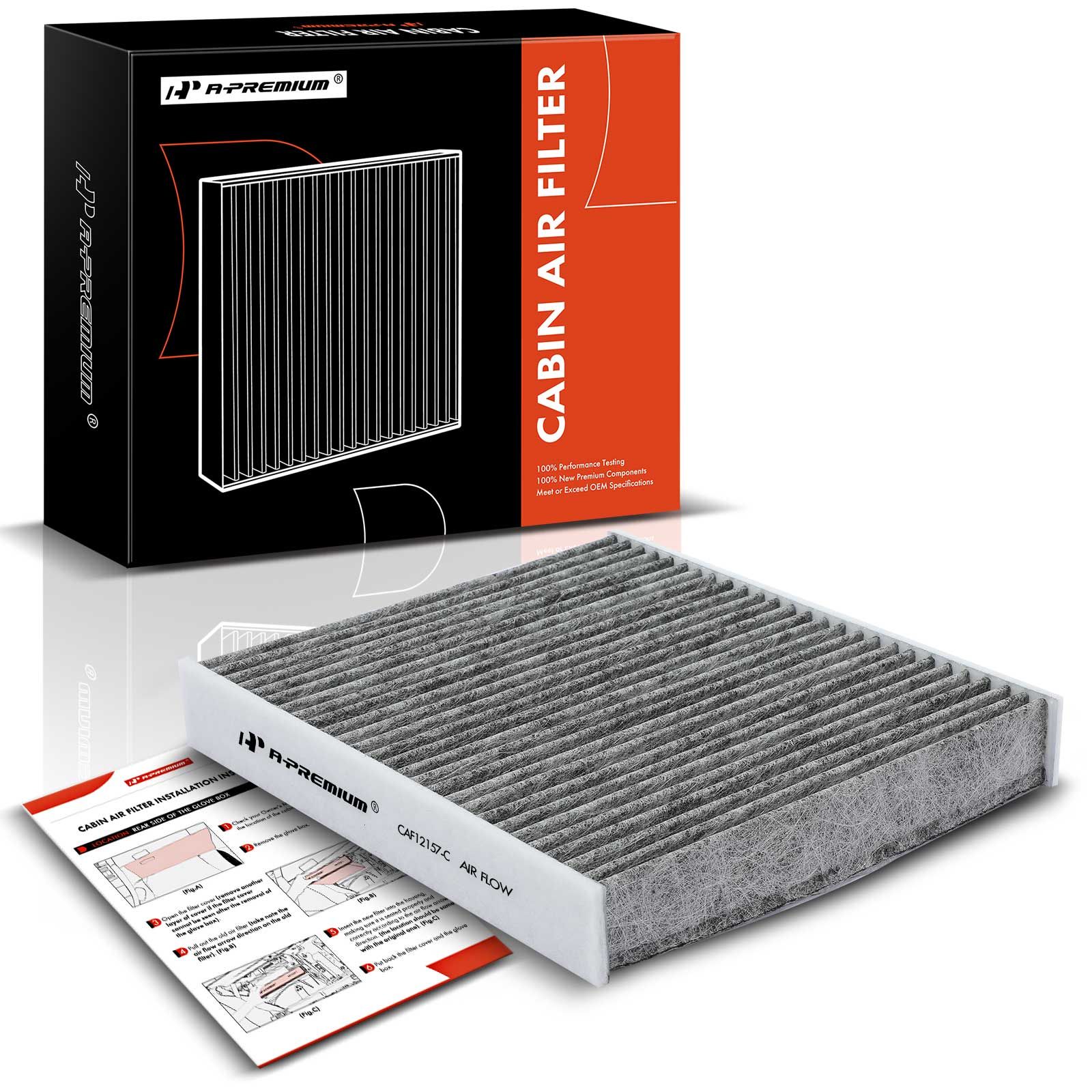 Activated Carbon Cabin Air Filter for 2019 Lexus RX450h