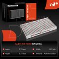 2 Pcs Activated Carbon Cabin Air Filter for 2021 Jeep Wrangler