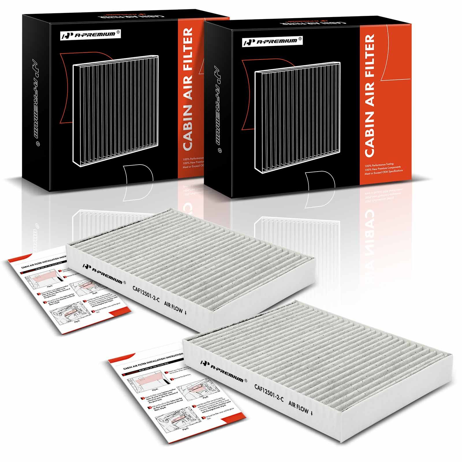 2 Pcs Activated Carbon Cabin Air Filter for 2024 BMW X7