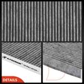 2 Pcs Activated Carbon Cabin Air Filters for BMW F26 X4 2015-2018 F25 X3 2011-2017