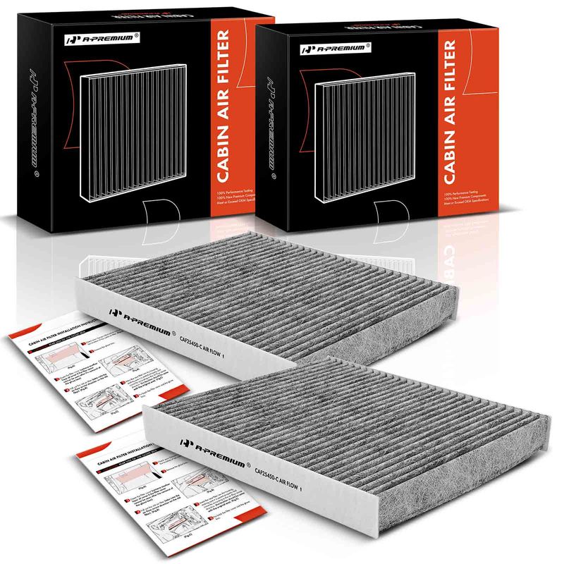 2 Pcs Activated Carbon Cabin Air Filters for 2012 Mercedes-Benz G550