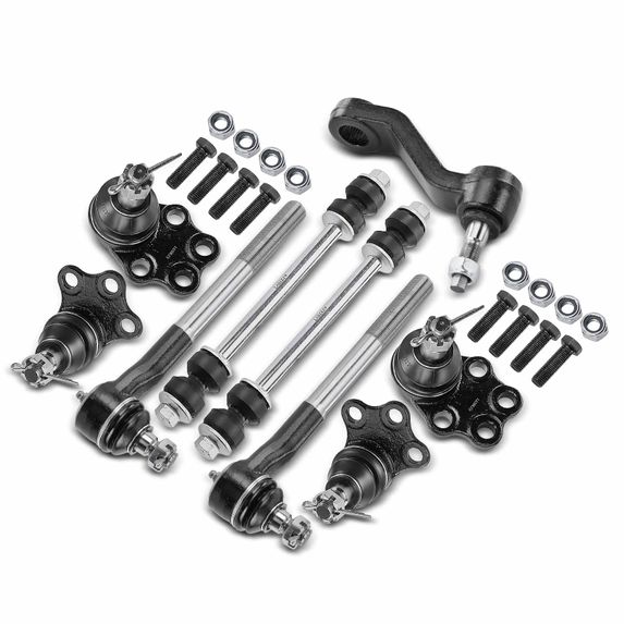 9 Pcs Pitman Arm Front Stabilizer Bar End Link for Dodge Ram 1500 2000 2001 RWD