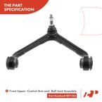 10 Pcs Front Control Arm with Ball Joint Sway Bar Link Tie Rod End for Dodge Ram