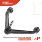 4 Pcs Front Lower & Upper Control Arm with Ball Joint for Dodge Ram 1500 2002-2005