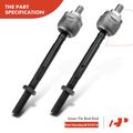 6 Pcs Inner & Outer Tie Rod End with Ball Joint Kit for Honda CR-V 1997-2001 2.0L
