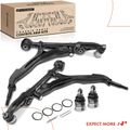 4 Pcs Front Lower Control Arms & Ball Joints for Honda Civic 92-95 Civic del Sol