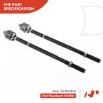 6 Pcs Inner & Outer Tie Rod End Front Lower Ball Joint for Dodge Dakota Durango RWD
