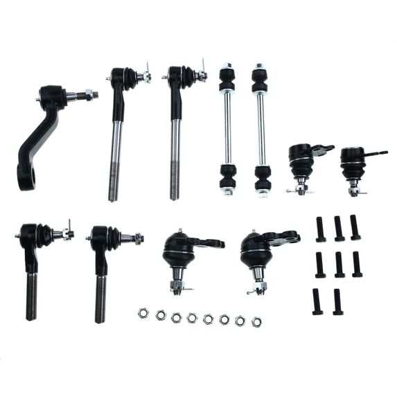 11 Pcs Front Sway Bar Link with Ball Joint Tie Rod End for Dodge Ram 1500 2000-2001