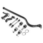 9 Pcs Front Idler Pitman Arm Stabilizer Bar Track Bar for Dodge Ram 2500 94-96 RWD