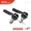 6 Pcs Inner & Outer Tie Rod End & Ball Joint for Mazda MX-6 1993-1997