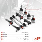 10 Pcs Stabilizer Bar Link & Tie Rod End & Ball Joint for Dodge Ram 1500 Pickup