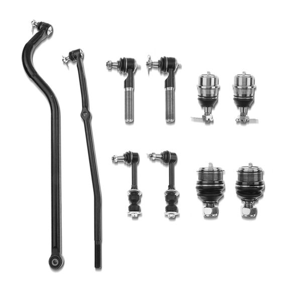 10 Pcs Front Sway Bar Link & Tie Rod End Ball Joint & Track Bar for Dodge Ram