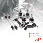 8 Pcs Front Pitman Idler Arm Stabilizer Bar Link Ball Joint for Dodge Ram 1500 94-99